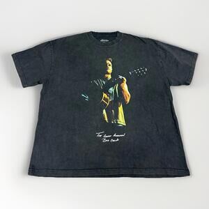 Zach Bryan The Great American Bar Scene T-Shirt XL Tour Concert Script Tee Shirt